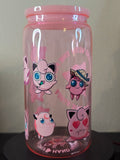 Acrylic Cup - Pink Kirby *B Grade*