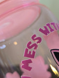 Acrylic Cup - Pink Kirby *B Grade*