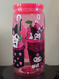 Acrylic Cup - Pink Kuromi Coffee *B Grade*