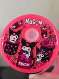Acrylic Cup - Pink Kuromi Coffee *B Grade*