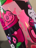 Acrylic Cup - Pink Kuromi Coffee *B Grade*