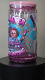 Acrylic Snowglobe Cup - Going Chopping
