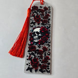 Acrylic Bookmark - Skulls & Roses