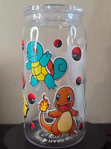 Acrylic Cup - Clear Pokemon