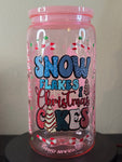 Acrylic Cup - Pink Flakes & Cakes *B Grade*