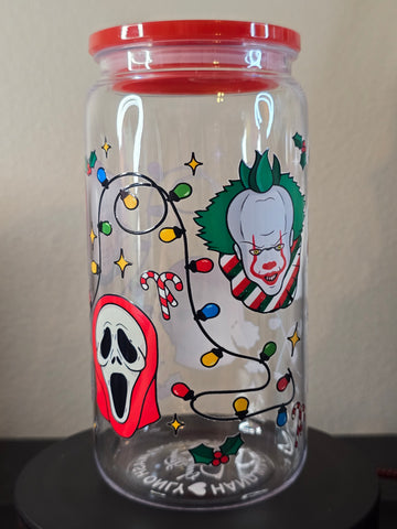 Acrylic Cup - Xmas Slashers *B Grade*