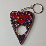 Go Away Planchette Keychain