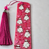 Acrylic Bookmark - Heart Ghosts