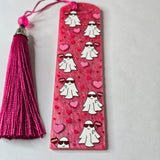 Acrylic Bookmark - Heart Ghosts